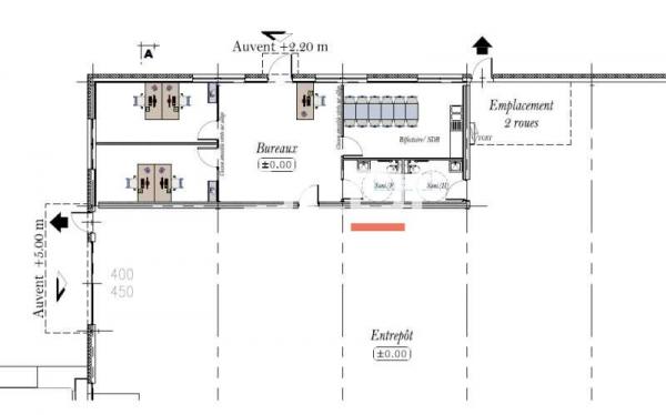 Activités A LOUER - SAINT QUENTIN FALLAVIER - 1 016 m²