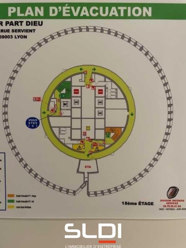 Bureaux A LOUER - LYON - 1 356 m²