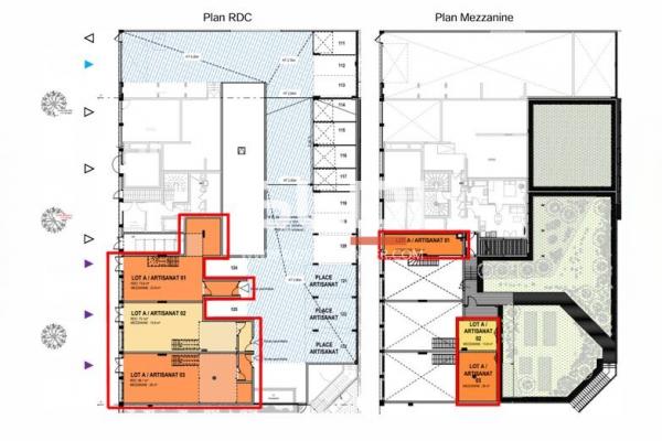 Commerces A VENDRE OU A LOUER - VAULX EN VELIN - 298 m²