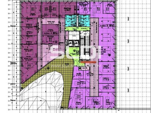 Bureaux A LOUER - LYON - 1 980 m²