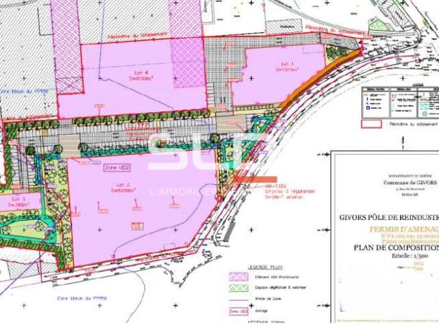 Locaux d'activités A VENDRE - GIVORS - 4 387 m²