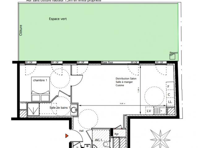 Appartement 53㎡ LYON