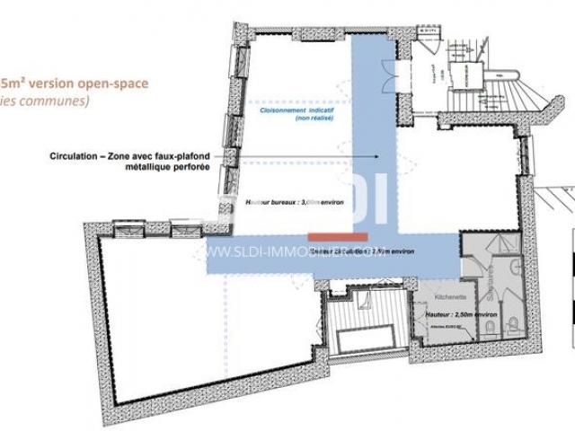 Bureaux A LOUER - LYON - 169 m²